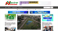 Desktop Screenshot of navirainoticias.com.br