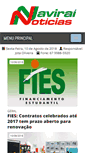 Mobile Screenshot of navirainoticias.com.br