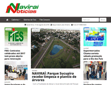 Tablet Screenshot of navirainoticias.com.br